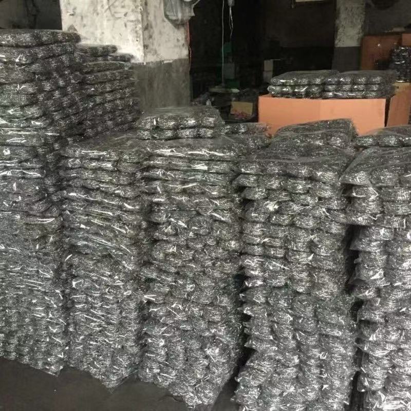 Stainless steel scouring ball, kitchen cleaning tool, rust-free, factory direct delivery, does not shed residue