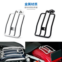 摩托车后货架 哈雷XL883/1200X48改装复古后尾架行李架 支撑架