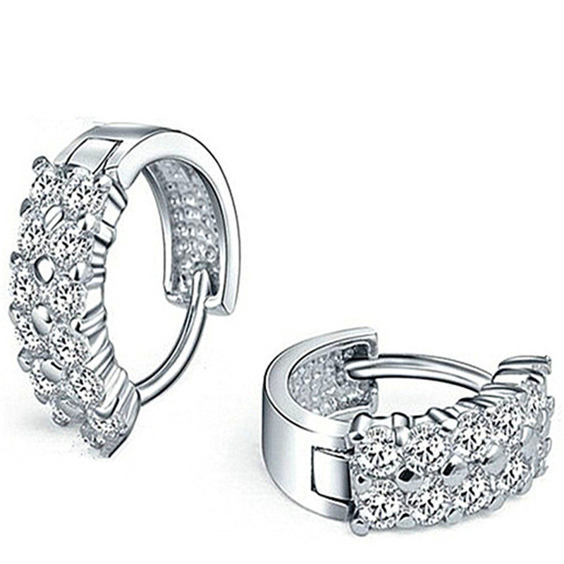 Gioielli unisex Moda moda orecchini zircone multicolore temperamento orecchini cristallo gioielli_voghion.com