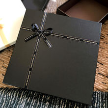 礼品盒长正方形钉子画礼物包装衬衫恤生日母亲节8寸12寸相册盒子