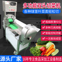 立式自动球茎类果蔬萝卜切片切丁切菜机餐饮配送中心食材加工设备
