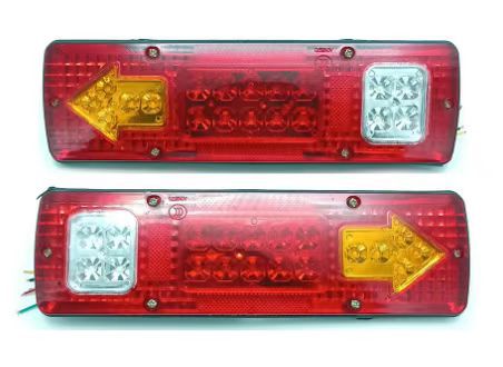 131LED modified rear taillight 12v24V car truck electric tricycle agricultural vehicle led rear taillight modified