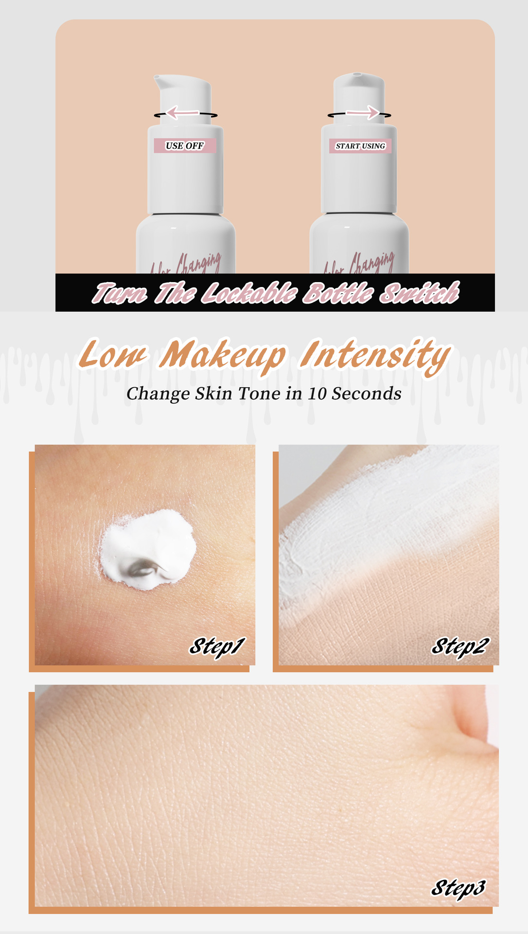 Hellokiss Color changing foundation undefined