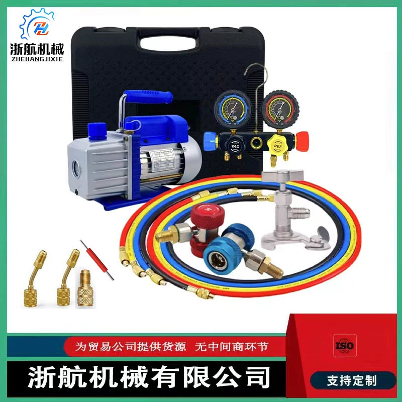 4 CFM110v60hz1/3HP вакуумный насос с R134 Автомобильный кондиционер обслуживание специальный стол группа комбинированный костюм