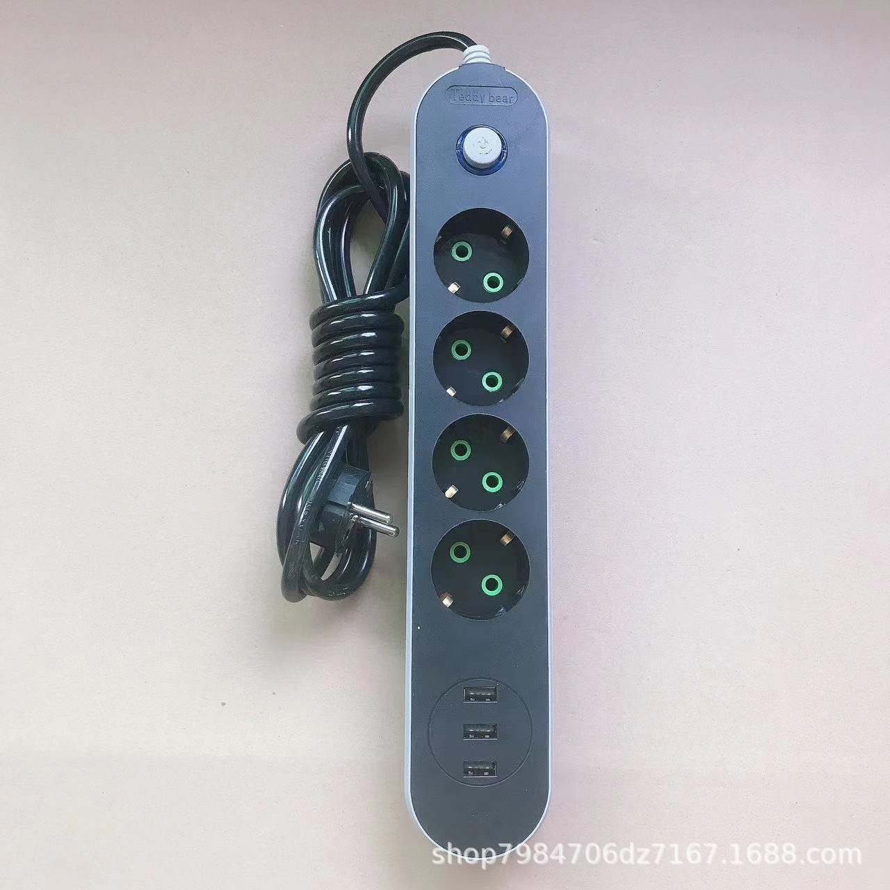 Comercio exterior ruso de alta potencia enchufe tablero de conexión USB enchufe tablero de conexión Euroestandarizado Asia sudoriental mayorista