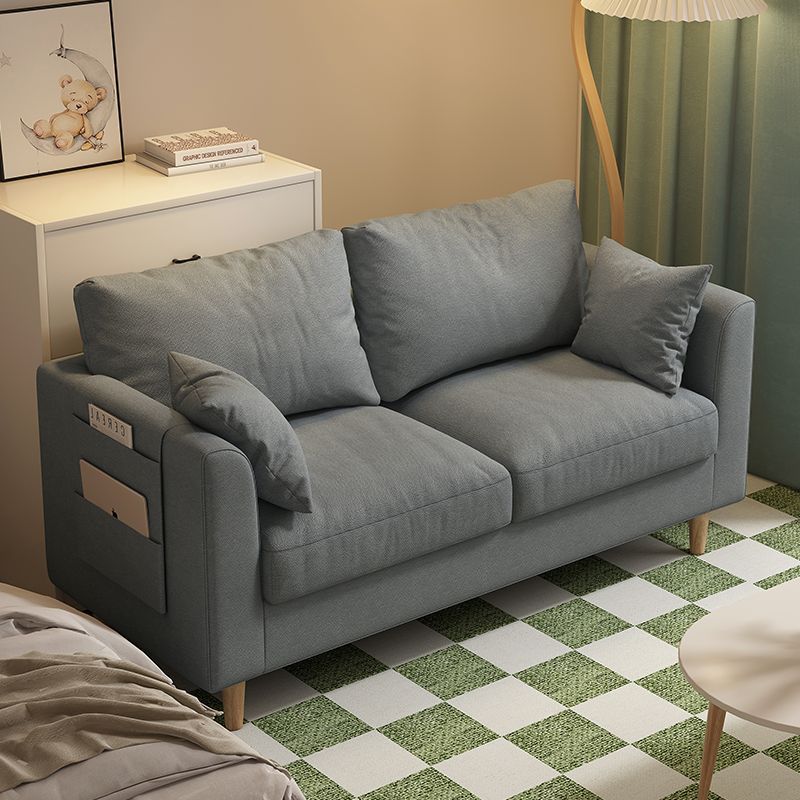 沙发小户型北欧简约现代卧室出租房简易网红双人三人客厅布艺沙发