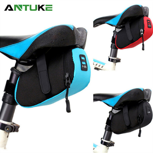 B-SOUL bicycle mountain bike waterproof tail bag saddle back bag cycling bag