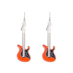 Collar de guitarra de acero de titanio, estilo punk, para hombre/mujer