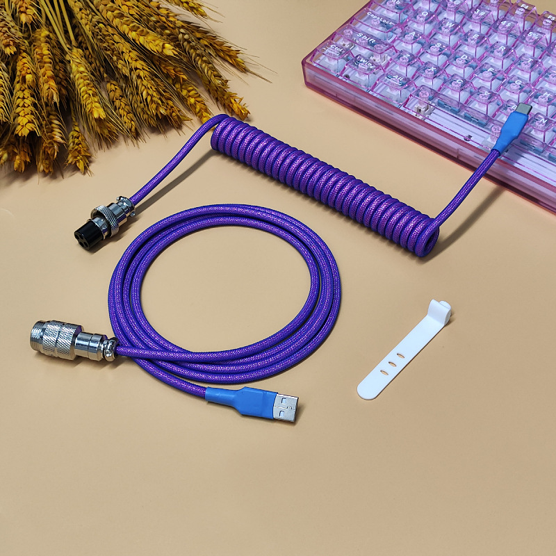 工場直売機械キーボード航空線キーボード線ゲーム線usb線データ線スプリング線カスタマイズ線|undefined
