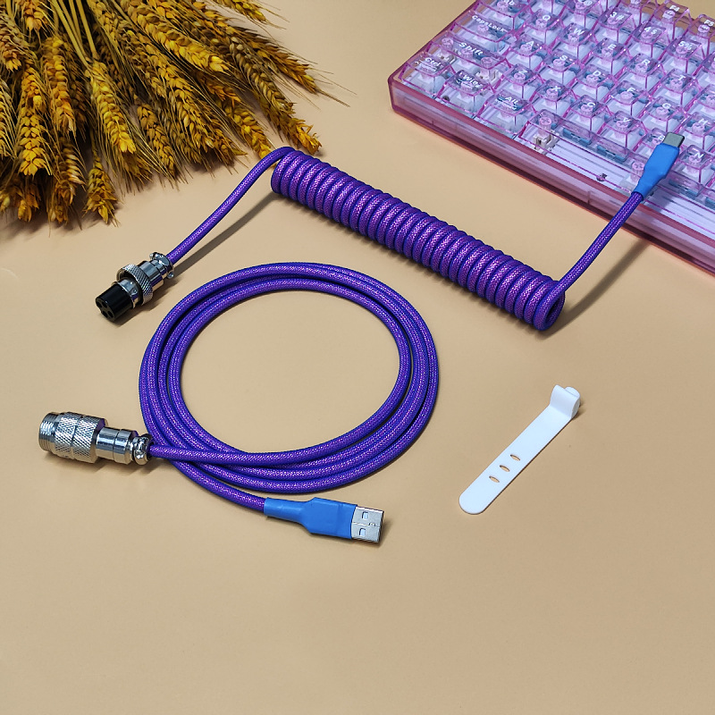 工場直売機械キーボード航空線キーボード線ゲーム線usb線データ線スプリング線カスタマイズ線