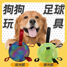 宠物球狗狗玩具解闷抛掷球大小型犬互动夜光小球反光PU皮狗球批发