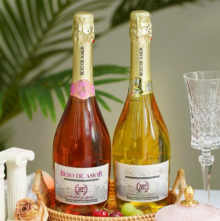 可议价 唇醇之恋无醇葡萄汁西班牙无酒精起泡酒0酒精气泡酒750ml