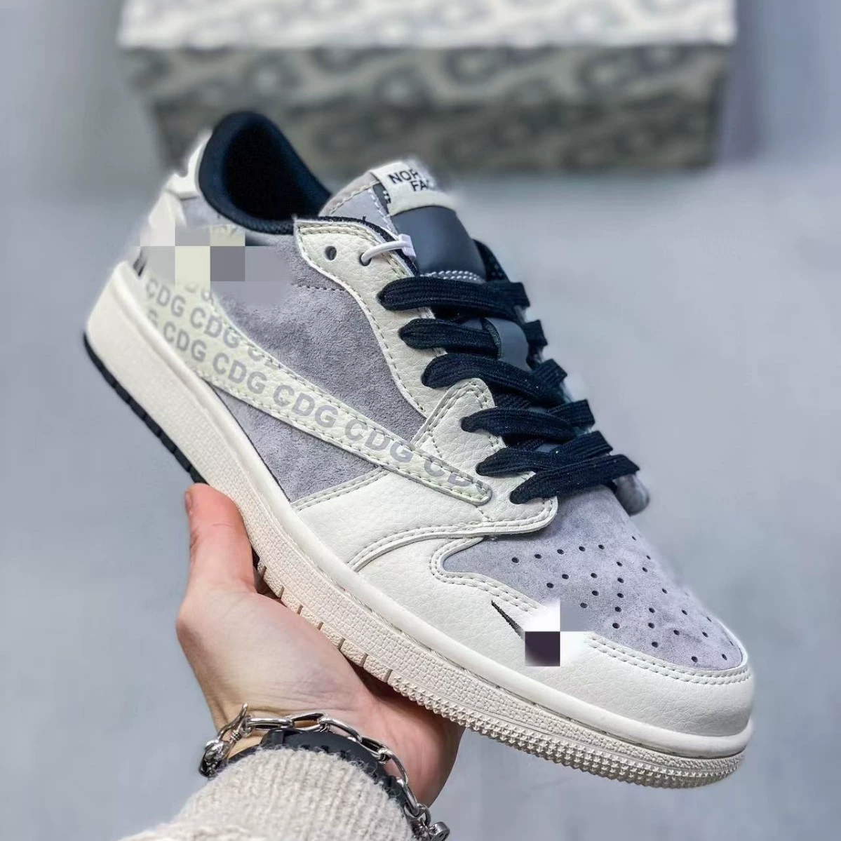 Putian 2024 Pure Original New J Co-branded Design "Barb" Low-top Men's and Women's Casual and Comfortable Sports Sneakers Without