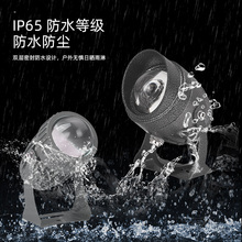 ✅一束光射灯led户外投射墙体亮化10W远射灯罗马柱投光灯防水聚光