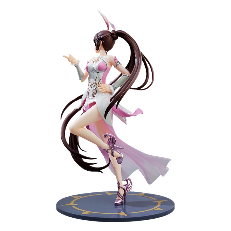 Tencent Video Douluo Dalu Xiaowu Xinghu Jueying Rougu Rabbit Waist Bow Scale Model Toy Official Figure Dropshipping
