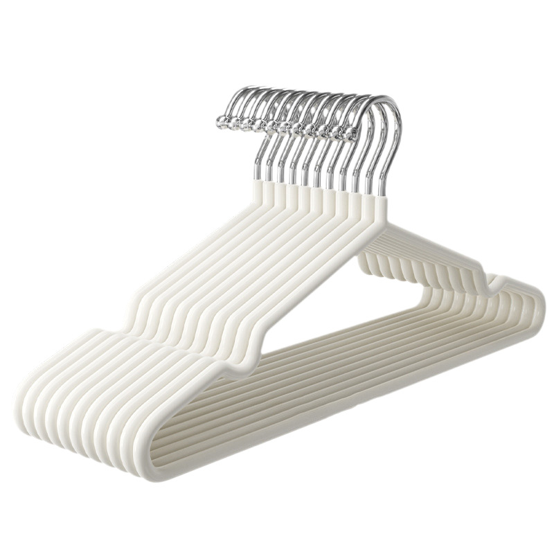 Soporte de ropa antideslizante de acero inoxidable adultos gruesos percha de ropa percha de ropa casera percha de ropa fresca dormitorio de estudiantes sin huellas esquinas de hombro