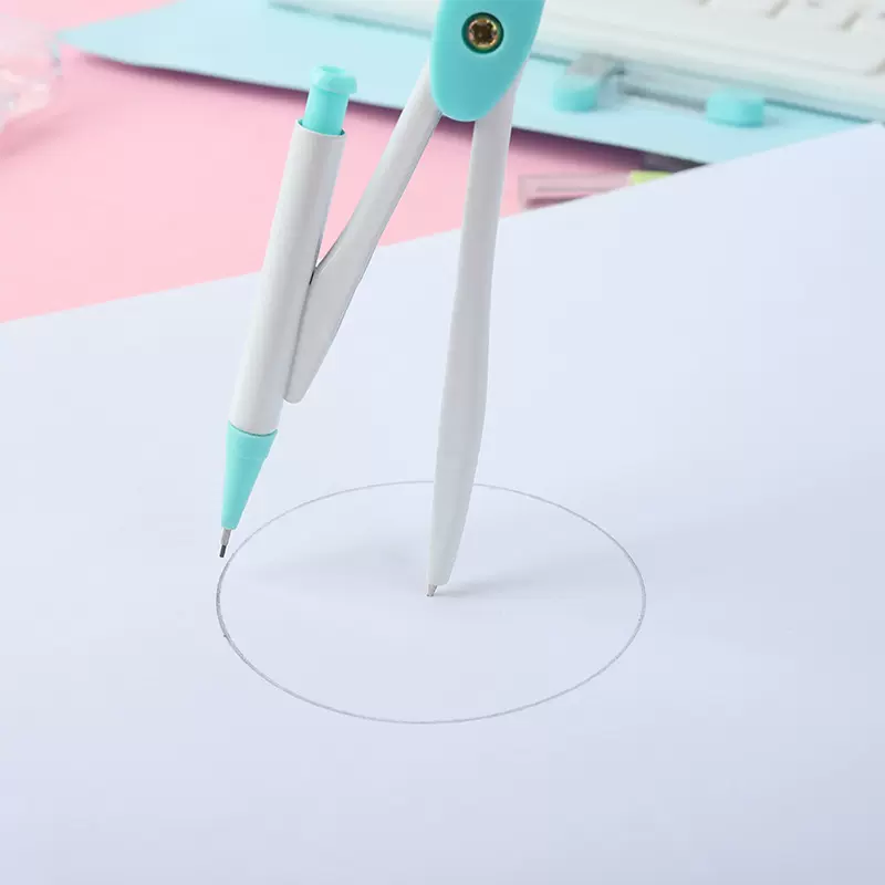 学生圆规2件套 金属考试绘画工具套装 多功能圆规套装小学生文具