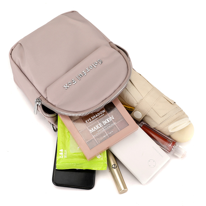 Colorful Fox women's Korean version fashion trend multi-layer shoulder minimalist phone key crossbody bag_voghion.com