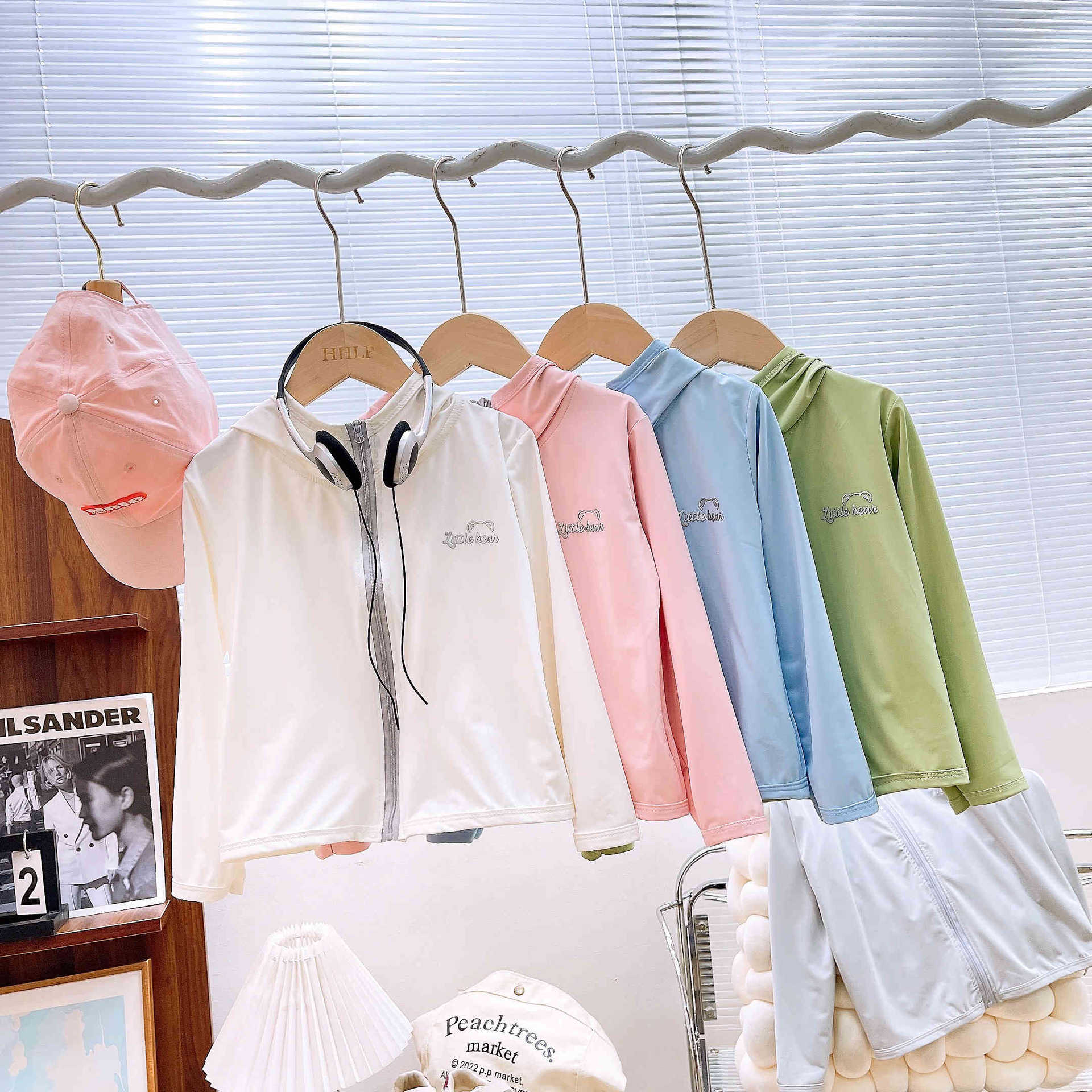 Ropa de protección solar infantil de verano niñas ligeras y transpirables niños ropa de piel UV ropa de protección solar ropa infantil