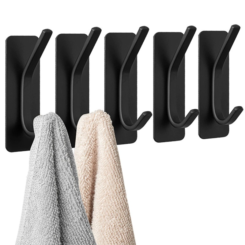 304 нержавеющая сталь неперфорированный крючок для одежды ванная комната настенный крючок дверная вешалка кухонный крючок оптом