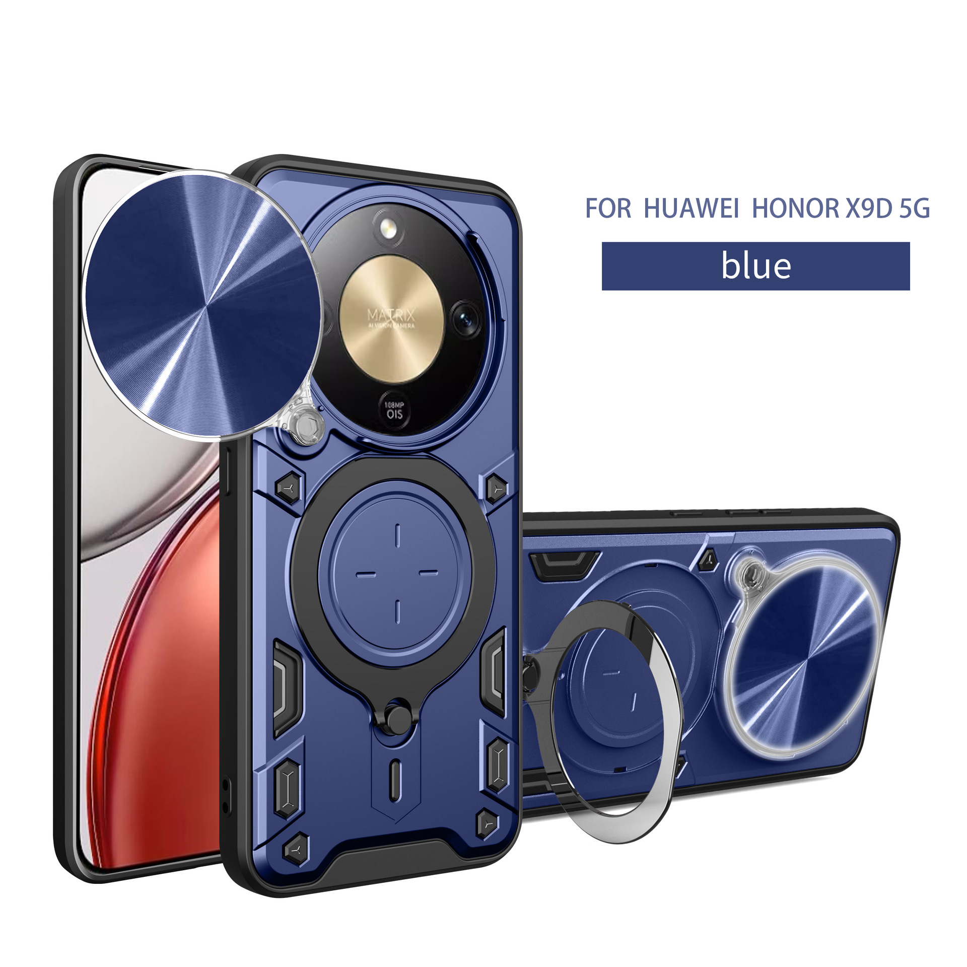 RY X9D家尚推窗源头工厂荣-耀全系手机壳防摔防震TPU+PC二合一