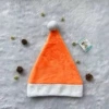 Orange ball plush hat