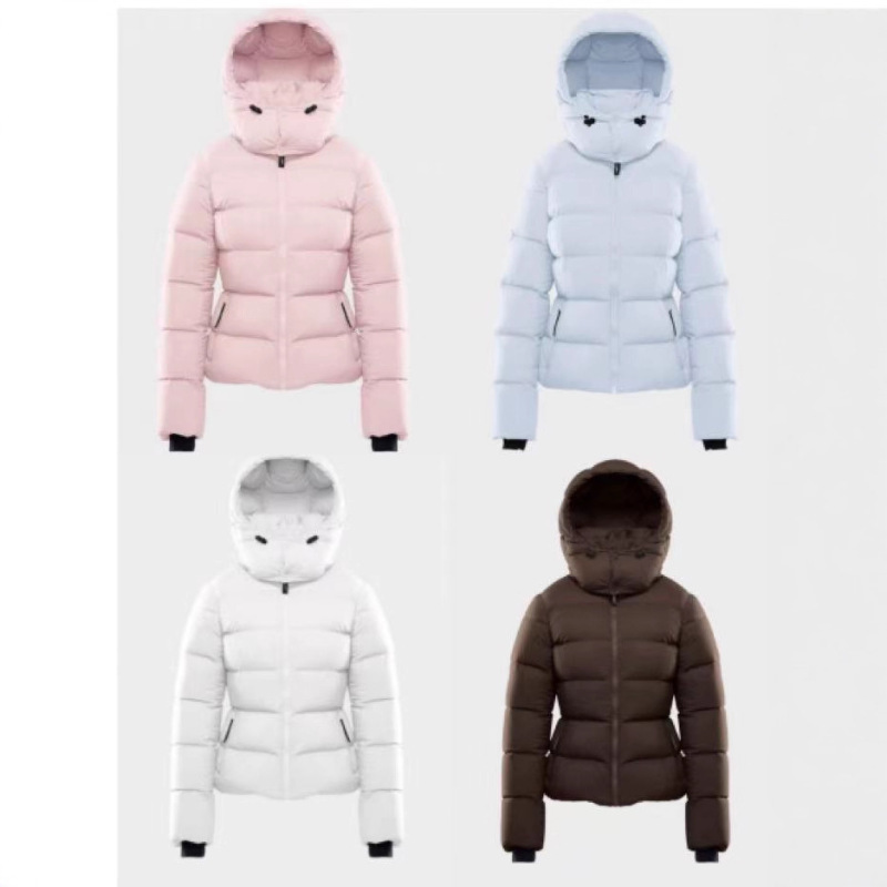 Aritzia New Winter White Goose down Jacket Hooded Slim Zipper Warm Commuter Bread Jacket for Women Aritzia New Winter White Goose down Jacket Hooded Slim Zipper Warm Commuter Bread Jacket for Women
