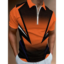 K 31609 Zip lapel men's polo short tee ����������ʿ POLO ��