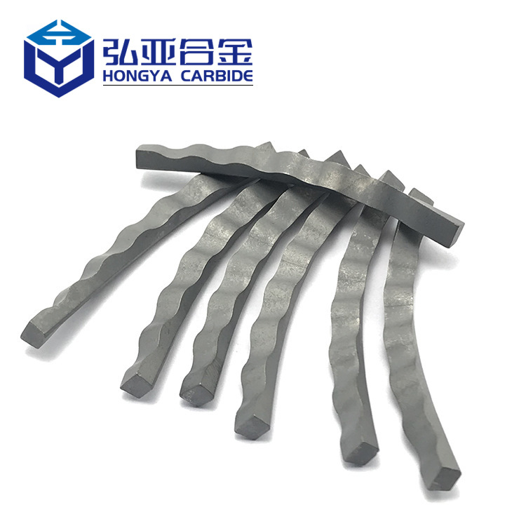 株洲YS25/K30硬质合金波刃螺旋毛坯长条波浪焊接钨钢螺旋刀条