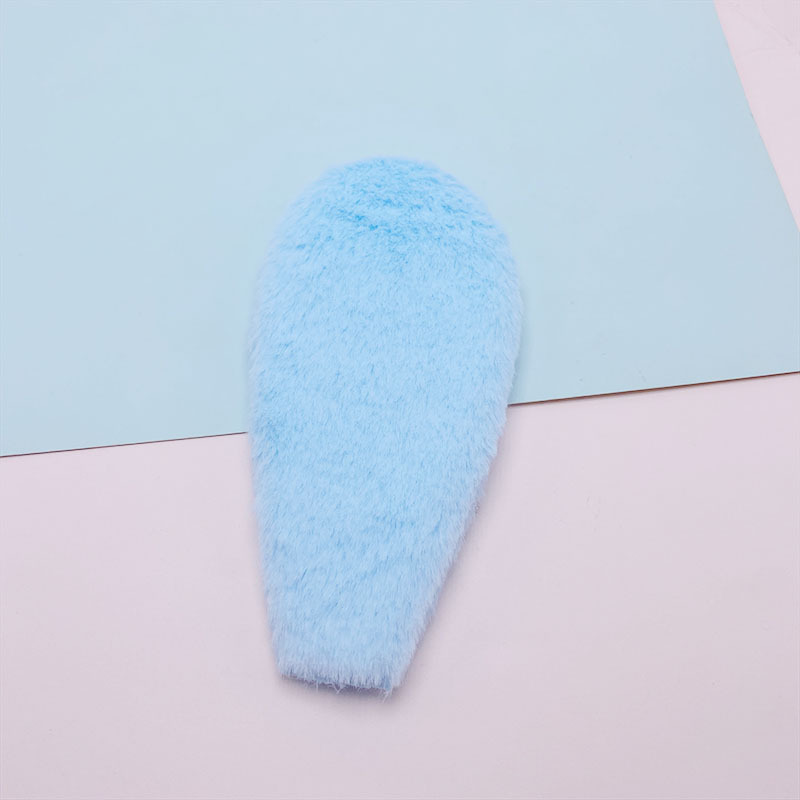 Nueva doble cara Orejas de conejo de felpa DIY headwear accesorios diadema sombrero flor material de embalaje decoración orejas grandes