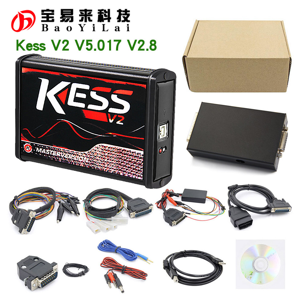 KESS V2 欧版 红色PCB for V5.017 KSuite V2.8 No Tokens 高质量