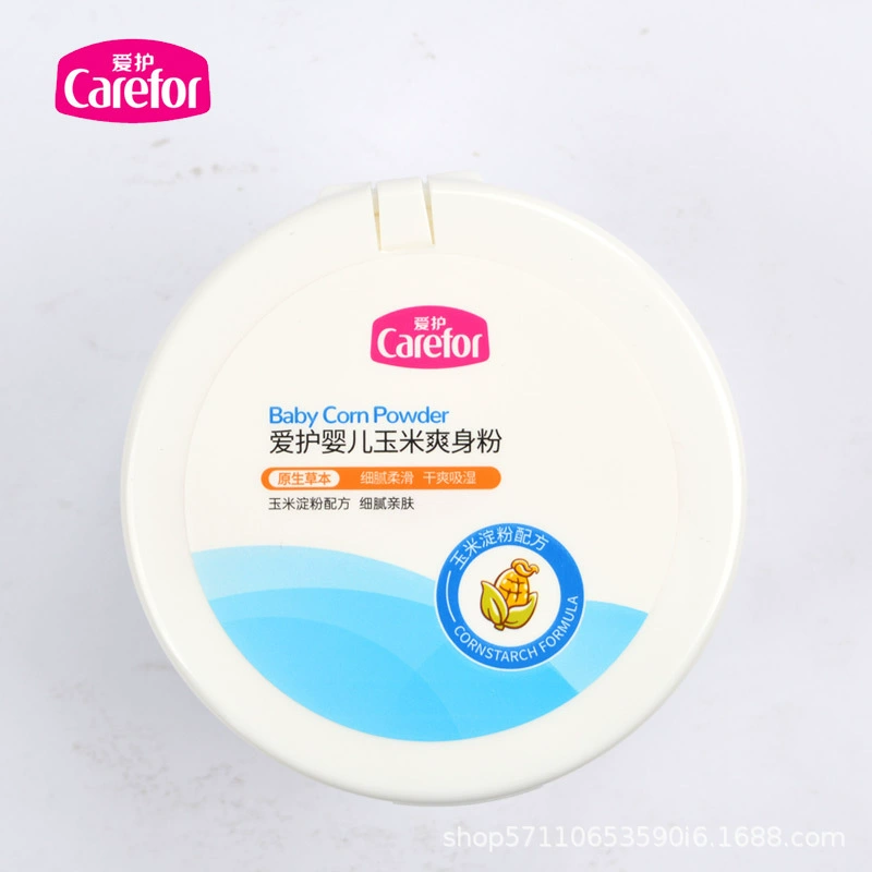 Детская кукурузная пудра Care for your baby, 140 г, в бутылке, без талька.