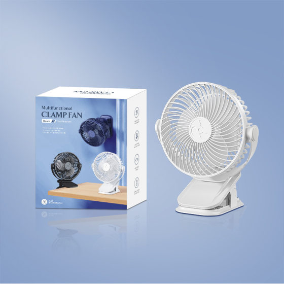 Low Price Charging Clip Fan Home Office Desktop Fan Bedroom Night Light Small Fan Gift Dormitory Charging