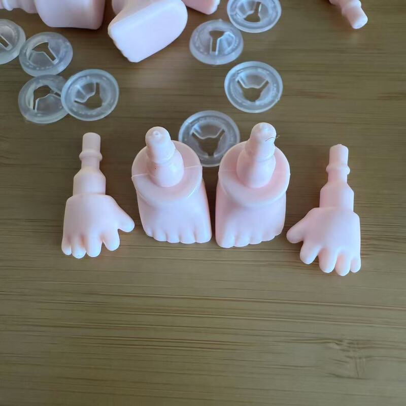 批发盲盒玩偶注塑配件三小毛搪胶脸手玩具配件diy装饰品源头工厂|undefined
