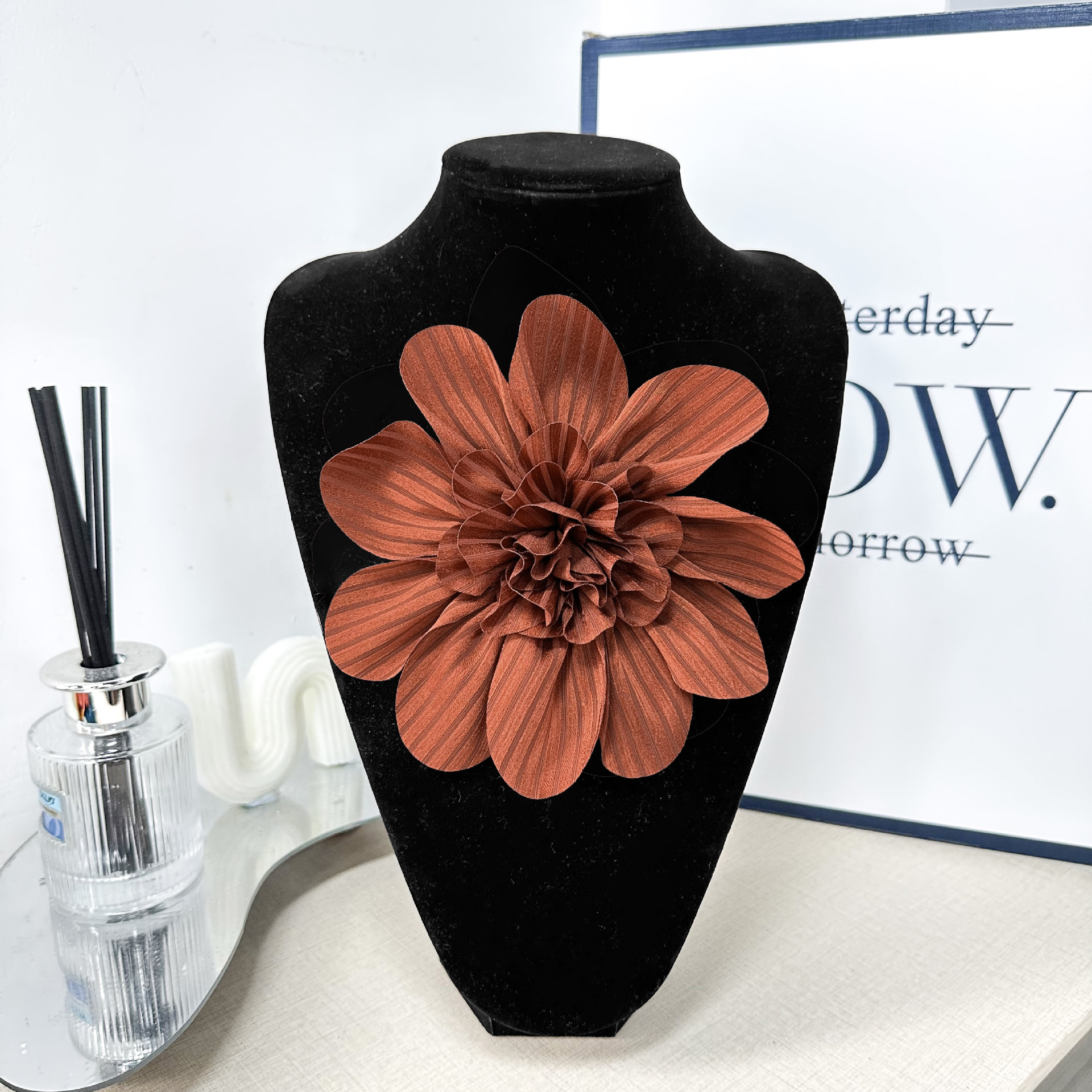 18cm simulación de flores hechas a mano, ropa, bolsas, accesorios, ropa, accesorios para el hogar, accesorios de coincidencia en línea