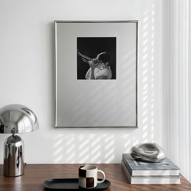 "Time Reflections" Modern Minimalist Living Room Wall Art Abstract Mural Photography Minimalist Artistic Bedroom Decorative Painting
