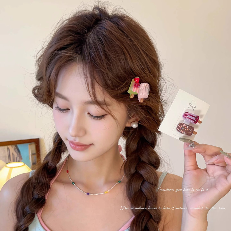 かわいい小さな魚のヘアピン女性のための 2025 新しいサイド前髪クリップ額の細かい髪カモノハシクリップ子供のヘアピン頭飾り|undefined