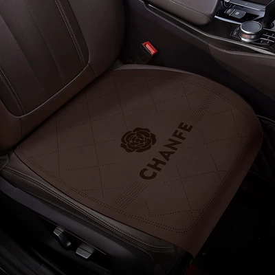 suede seat cushion summer chair – Seat cushion, seat cover - camellia-one-milk-curry-color-front-row-single-slice