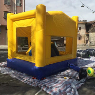 Frozen trampoline castle children's home indoor outdoor amusement park trampoline inflatable trampoline castle square arch