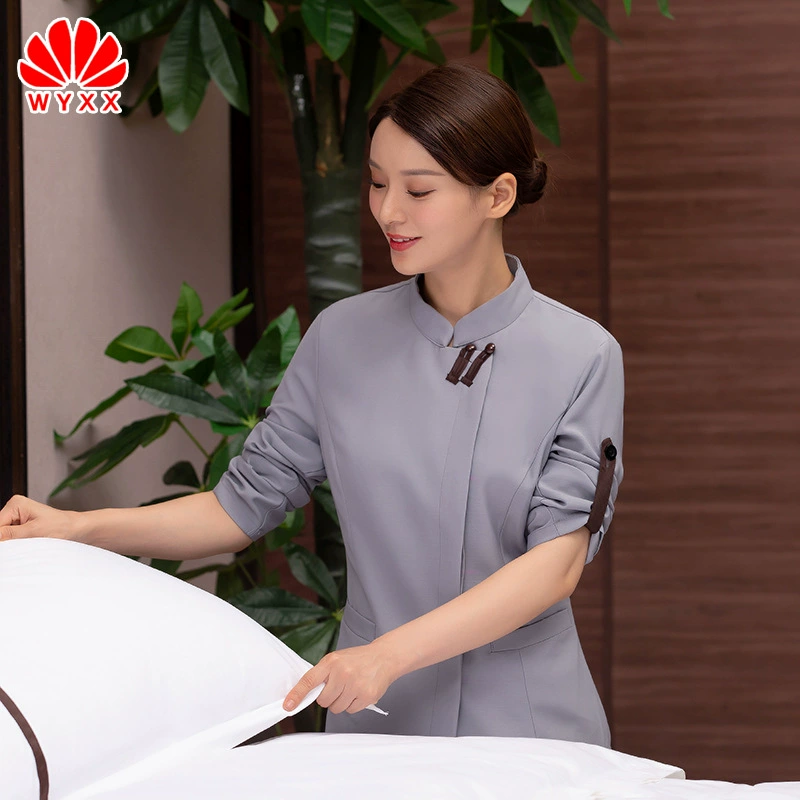 Новая одежда для уборки в отеле с длинными рукавами рабочая одежда уборка коммунальная собственность уборка осенняя и зимняя одежда комната PA официант женщина
