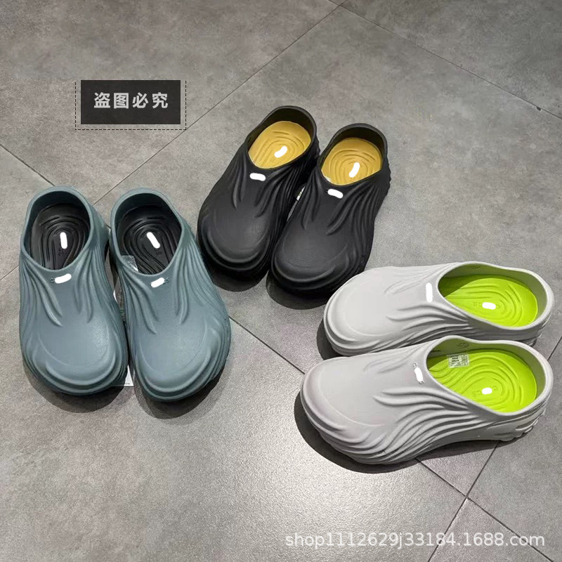 Zuecos de Playa para Hombre de EVA Transpirables Impermeables Ligeros y Antideslizantes para Playa y Exterior image 8