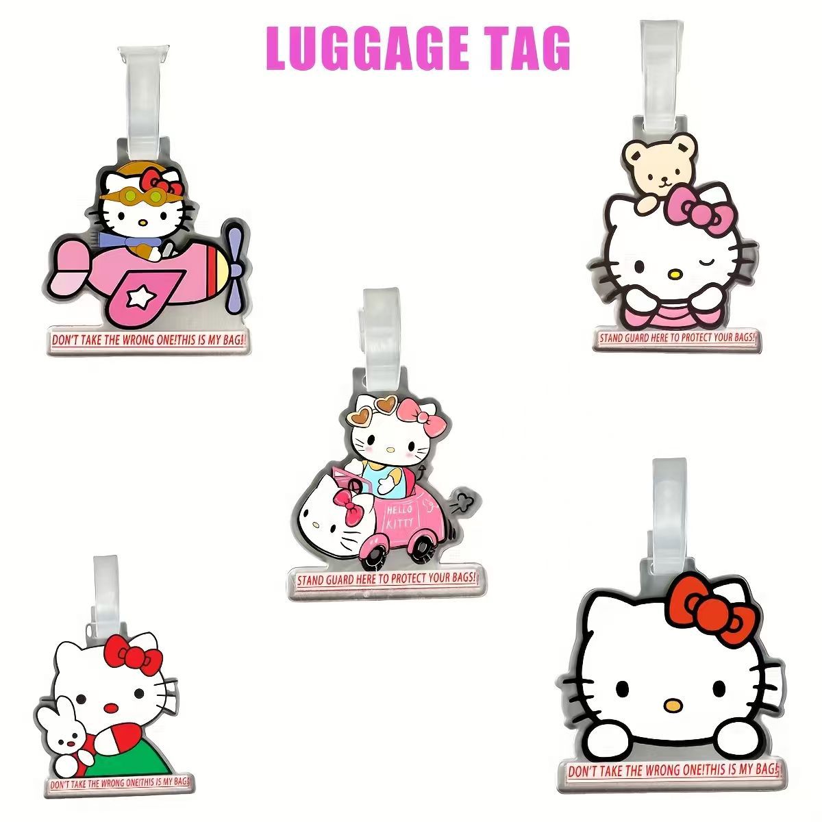 Nuevos productos de dibujos animados KT gatos Kitty acrílico bolsa colgando tarjeta funda bolsa bolsa bolsa colgando bolsa image 1