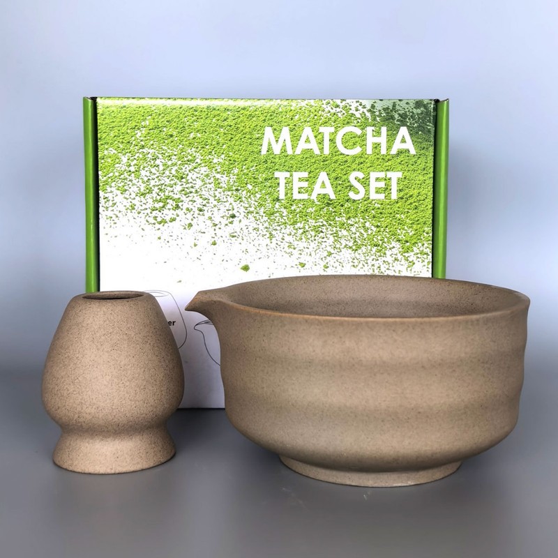 抹茶日式透明釉带嘴抹茶碗刷套装百本立宋代茶道茶刷茶碗茶勺茶筅|undefined