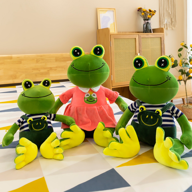 Cross-Border Internet Celebrity New Model Couple Frog Plush Toys Super Cute Frog Prince Dolls Children's Gifts Wholesale Cross-Border Internet Celebrity New Model Couple Frog Plush Toys Super Cute Frog Prince Dolls Children's Gifts Wholesale