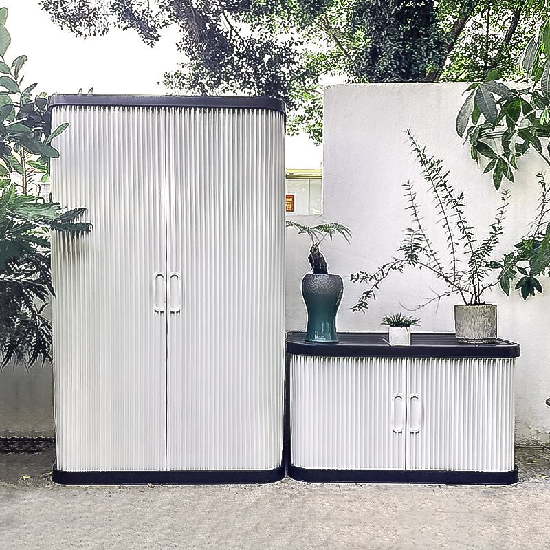 Balcony storage cabinet outdoor garden storage storage cabinet…