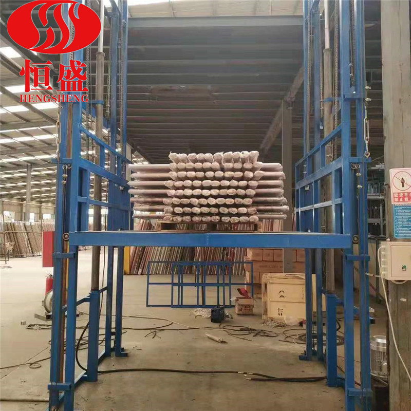 厂家定制货梯导轨链条升降货梯电动液压上下货梯仓库厂房升降货梯