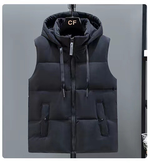 Gilet in cotone da uomo, autunno e inverno, gilet caldo e spesso, stile coreano, alla moda, lucido, lavaggio gratuito, coppia, gilet in cotone_voghion.com