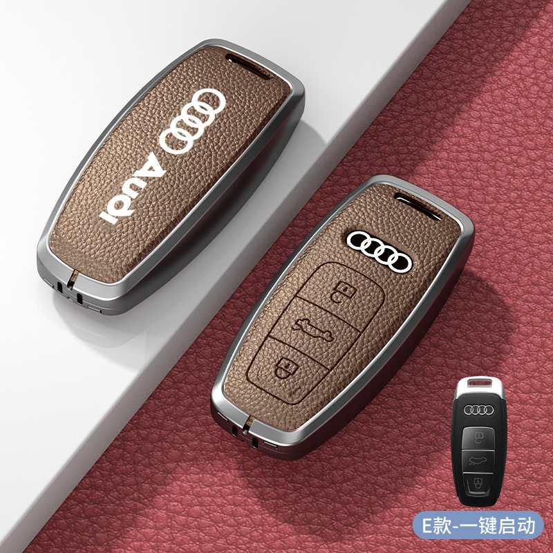 2021 アウディキーカバー A4L/q5L/Q7/A5/A6L/A8Q8 車のキーバッグ男性と女性のシェルバックルに適しています。|undefined