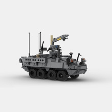 MOC积木兼容乐高 162282 M1131消防支援装甲车 模型 拼装积木玩具