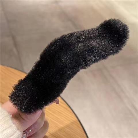 플러시 덕빌 클립 블랙-13cm